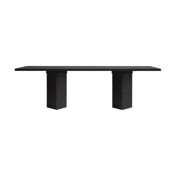 101 Copenhagen Arc eettafel 95x250 cm Coffee black eikenhout
