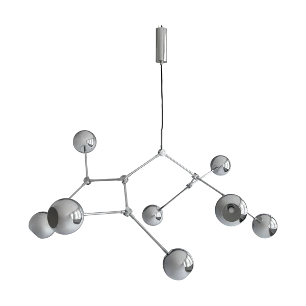 101 Copenhagen Drop Chandelier Globe kroonluchter Chrome