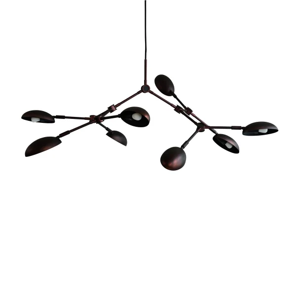 101 Copenhagen Drop Chandelier kroonluchter mini Burned black