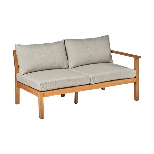 1898 Stockaryd bankmodule 2-zits links teak/light grey Stockaryd bankmodule 2-zits links teak/light grey