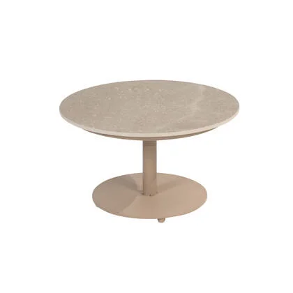 4 Seasons Outdoor Boaz koffietafel - latte|keramiek - Ø60 cm.