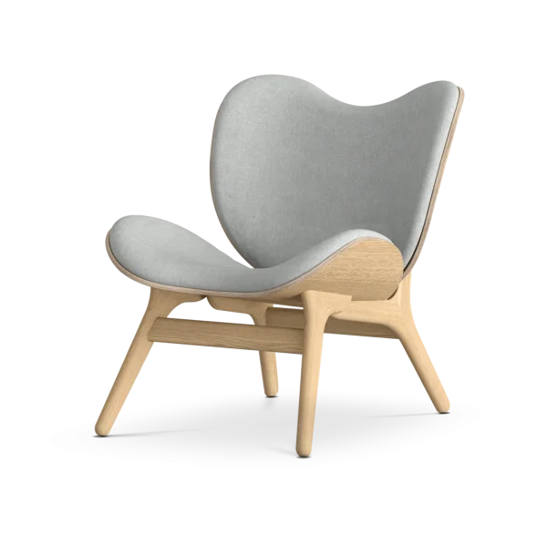 A Conversation Piece naturel houten fauteuil Sterling