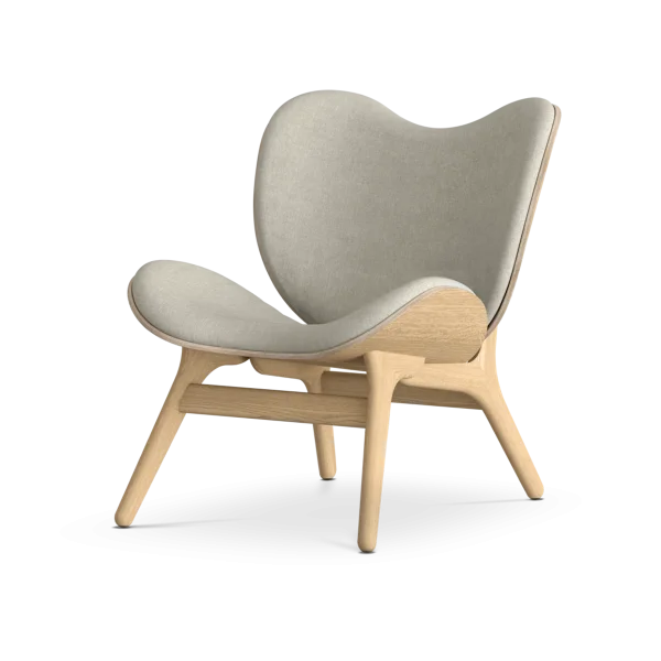 A Conversation Piece naturel houten fauteuil White Sands