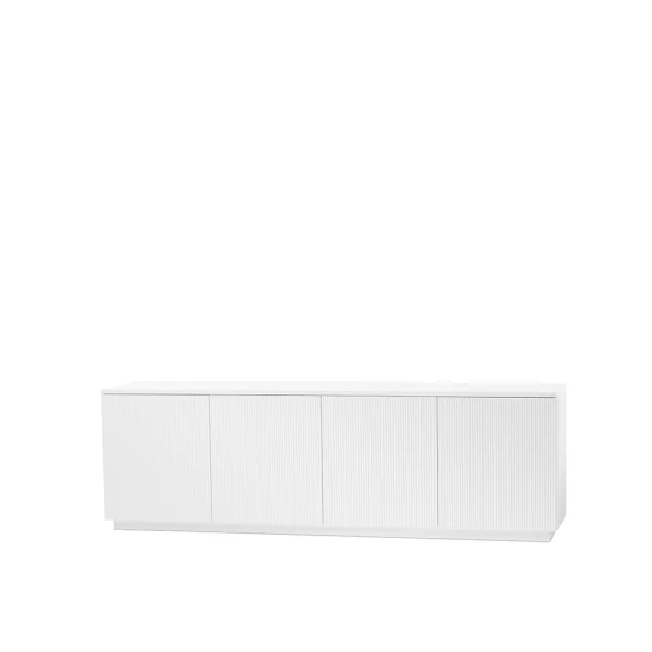 A2 Beam sideboard witte lak, witte sokkel