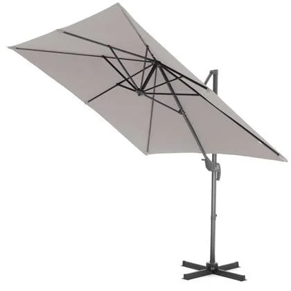 ACAZA Zweefparasol Lichtgrijs