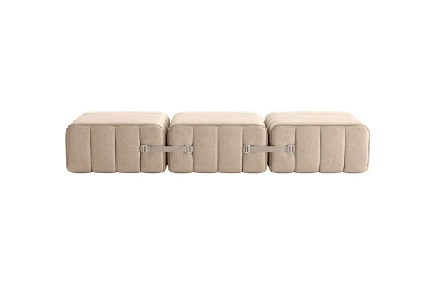 Ambivalenz Curt - Set van 3 - bv. Flexible Bank - Dama beige/grijs