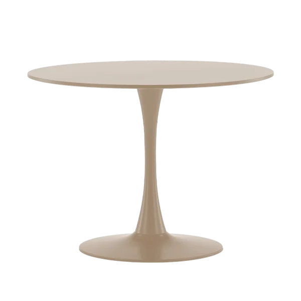 Amy houten eettafel beige - Ø100 cm