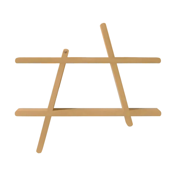 Andersen Furniture A-Shelf wandplank Special Edition Brown beige M 52x9x46 cm