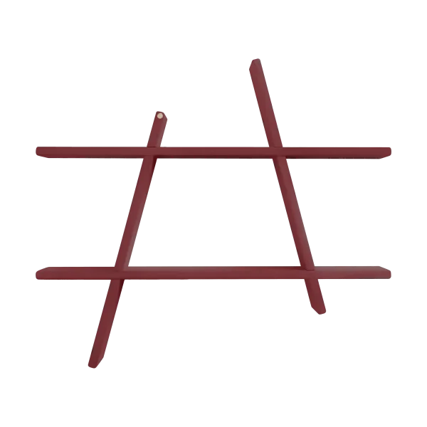 Andersen Furniture A-Shelf wandplank Special Edition Wine red L 78x12x67 cm