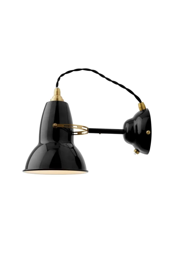 Anglepoise Original 1227™ Brass wandlamp - jet zwart