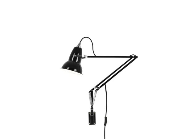 Anglepoise Original 1227™ Bureaulamp - jet zwart - Ked - met muurbeugel