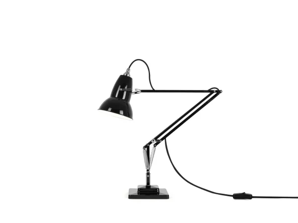 Anglepoise Original 1227™ Bureaulamp - jet zwart - Ked - met tafelvoet