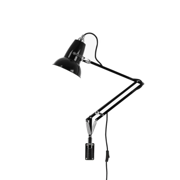 Anglepoise Original 1227™ Mini Bureaulamp - jet zwart - met muurbeugel