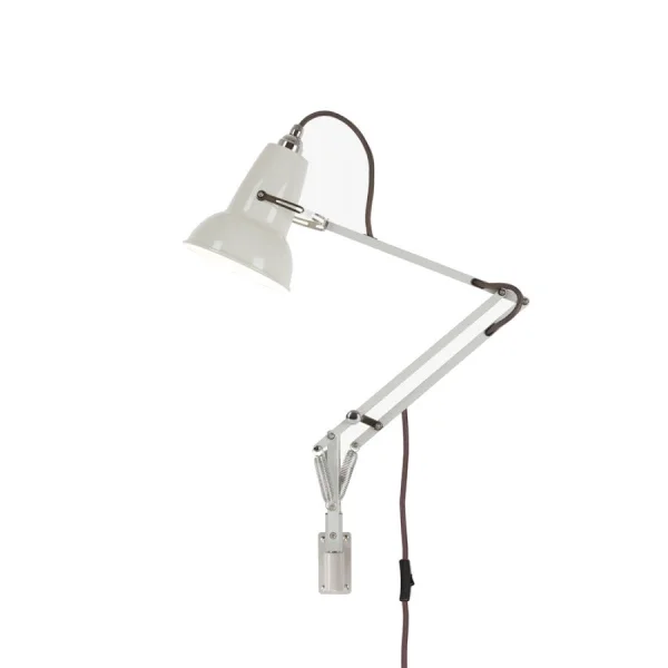 Anglepoise Original 1227™ Mini Bureaulamp - linnenwit - met muurbeugel