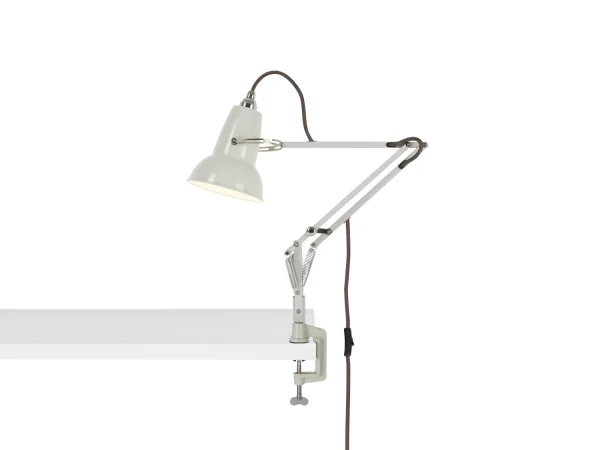 Anglepoise Original 1227™ Mini Bureaulamp - linnenwit - met tafelklem