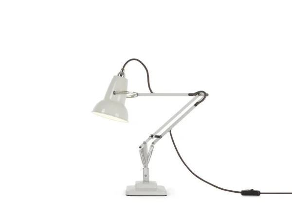 Anglepoise Original 1227™ Mini Bureaulamp - linnenwit - met tafelvoet