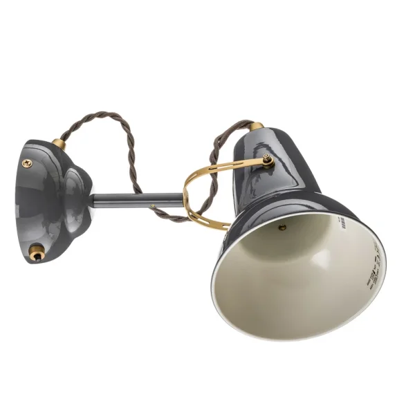 Anglepoise - Originele 1227 messing wandlamp Elephant Grey