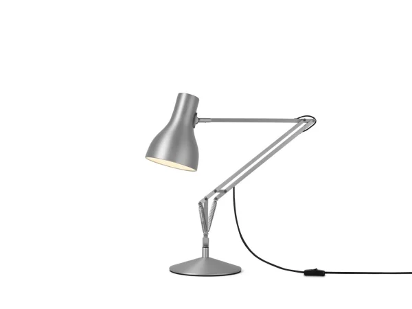 Anglepoise Type 75™ bureaulamp - geborsteld aluminium - met voet - Led