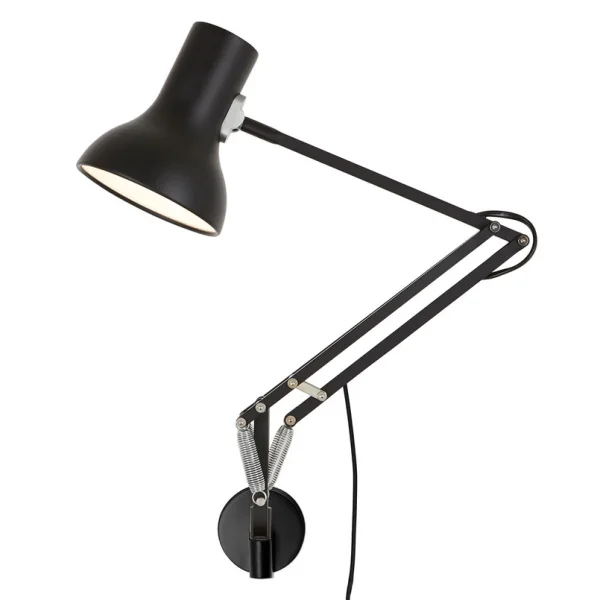 Anglepoise - Type 75 Mini wandlamp met beugel Jet Black