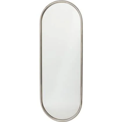 Angui spiegel 78x29 ovaal silver