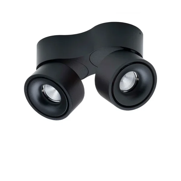 ANTIDARK - Easy Double W2100 LED plafondlamp, zwart, DTW