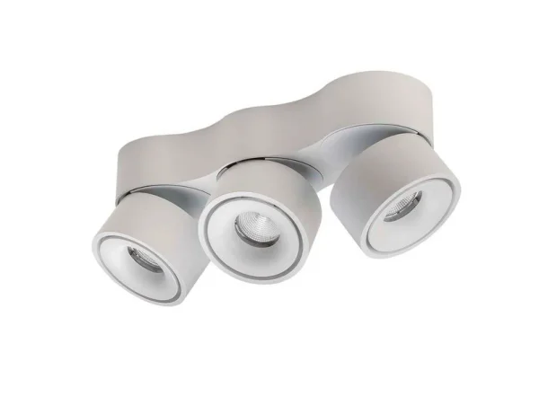 ANTIDARK - Easy Triple W3100 LED plafondlamp, 3-lamps, wit