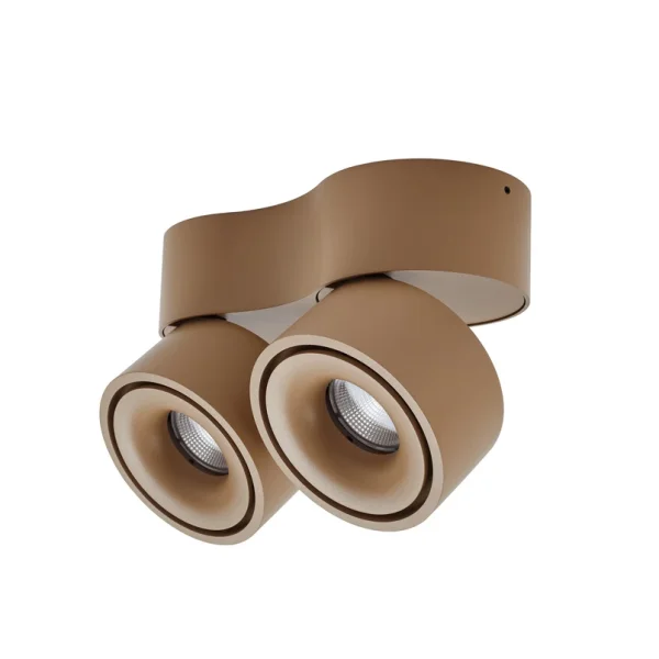 Arcchio - Rotari LED plafondspot 2-lamps bruin 8,9 W