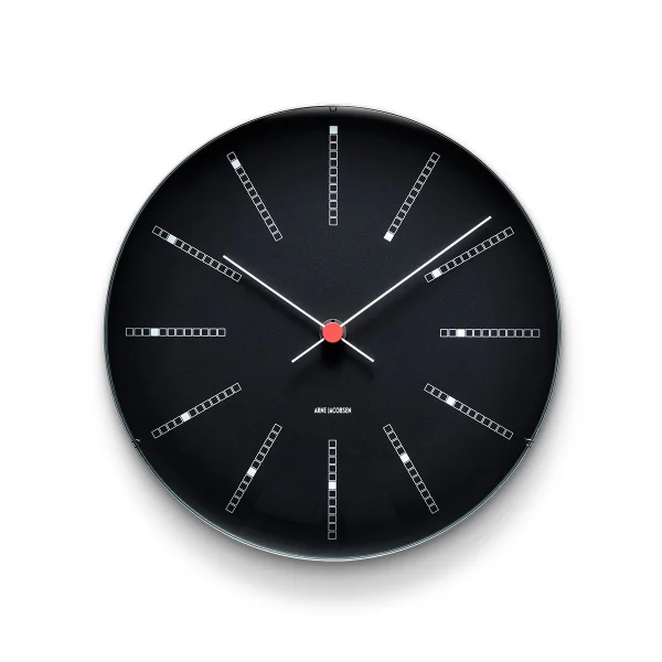 Arne Jacobsen Clocks AJ Bankers wandklok zwart Ø 29 cm