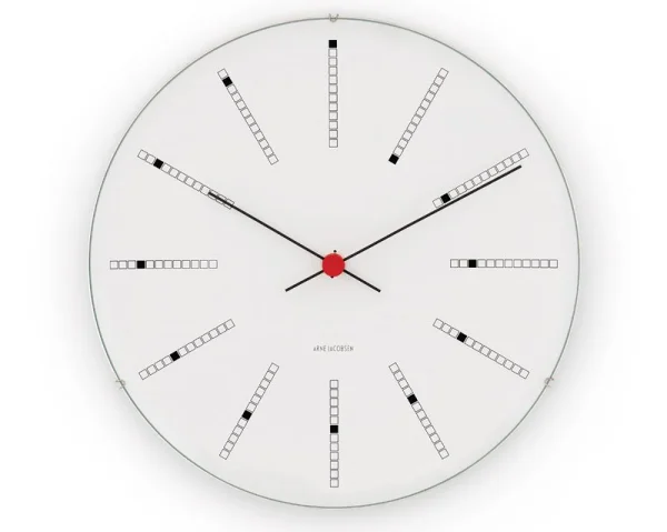 Arne Jacobsen Clocks Arne Jacobsen Bankers klok Ø 21 cm.