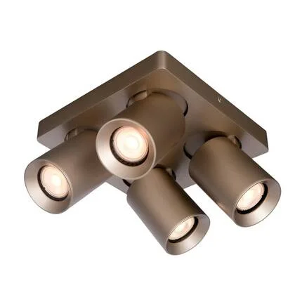 Artdelight Spot Megano Champagne GU10 4 Lichts