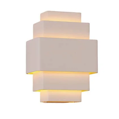 Artdelight Wandlamp Layers B 20 cm wit goud