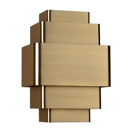 Artdelight Wandlamp Layers Brons Up & Down 27.5 x 20cm excl. 3 x G9