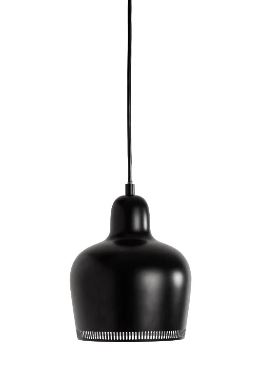 Artek A330S hanglamp Golden Bell - zwart/wit