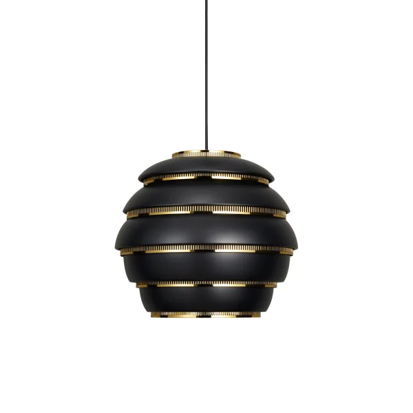 Artek A331 Hanglamp Beehive - zwart/messing