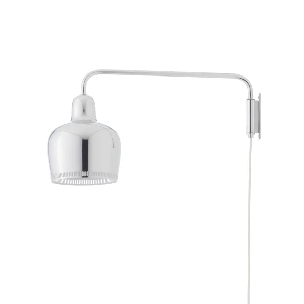 Artek Wandlamp A330S Golden Bell - wit/chroom