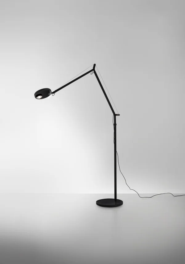 Artemide Demetra Professional Reading Stehleuchte - zwart mat - met aanwezigheidssensor