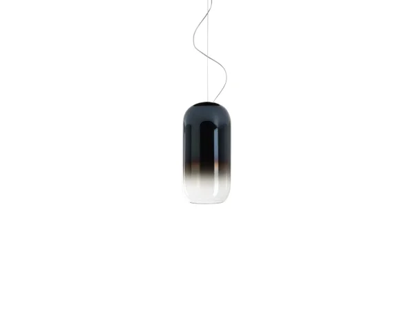 Artemide - Gople Mini Hanglamp Blue Sapphire/Black