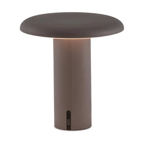 Artemide Takku draagbare tafellamp 19 cm Geanodiseerd grijs