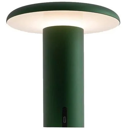 Artemide Takku tafellamp LED oplaadbaar anodized green