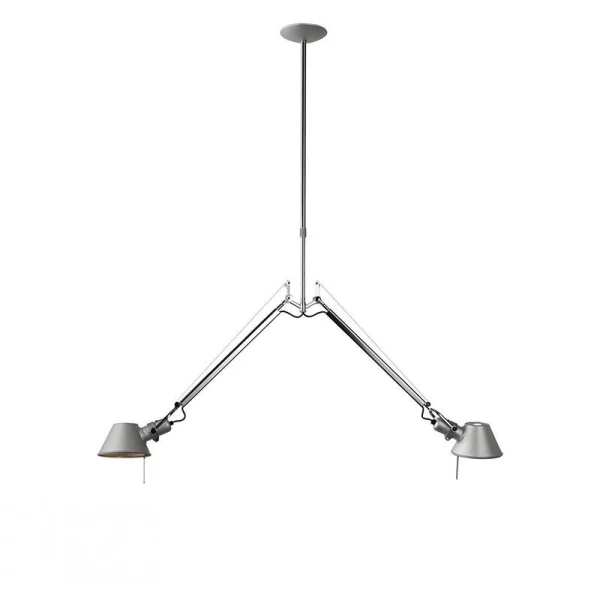 Artemide - Tolomeo Due Bracci Hanglamp Aluminium