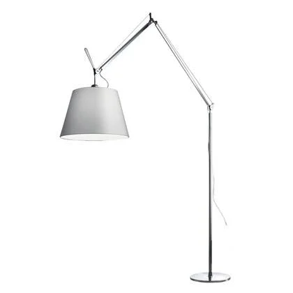 Artemide Tolomeo Mega Terra booglamp retrofit dimmer alu grijs satijn