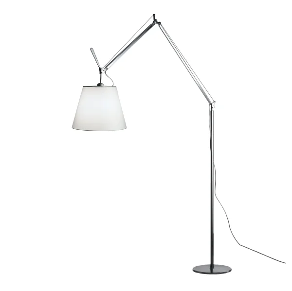 Artemide Tolomeo Mega Terra LED vloerlamp - satijn - satijn - Aluminium - Ø 32