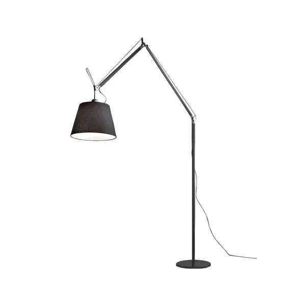 Artemide Tolomeo Mega vloerlamp zwart-zwart, ø32cm