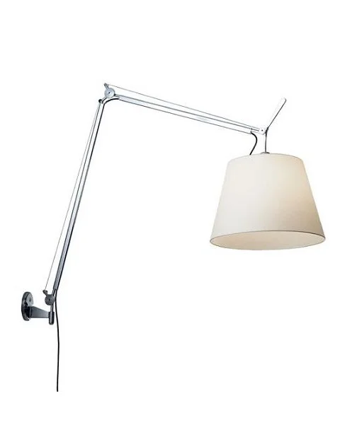 Artemide - Tolomeo Mega Wandlamp met Dimmer Ø320 Alu/Wit