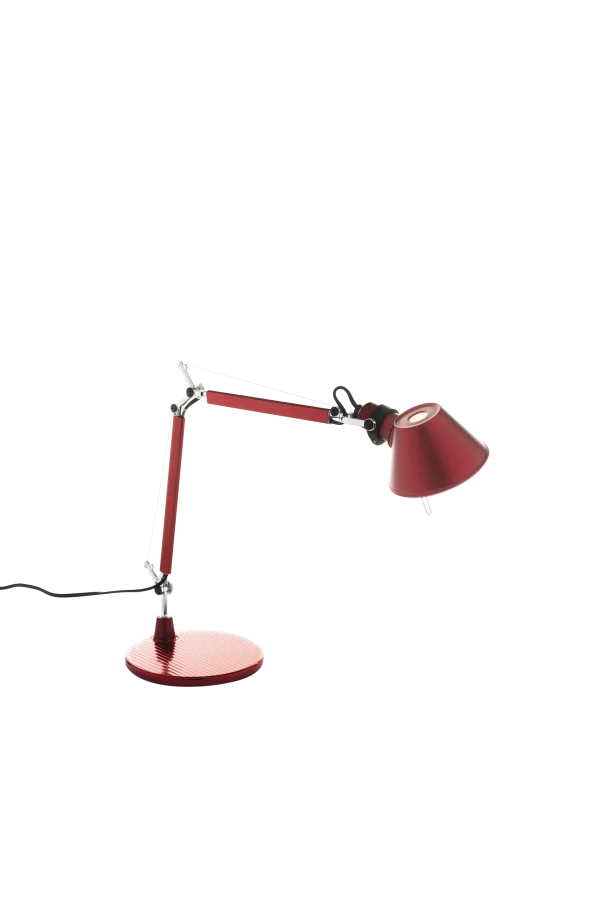 Artemide Tolomeo Micro Tavolo bureaulamp - rood