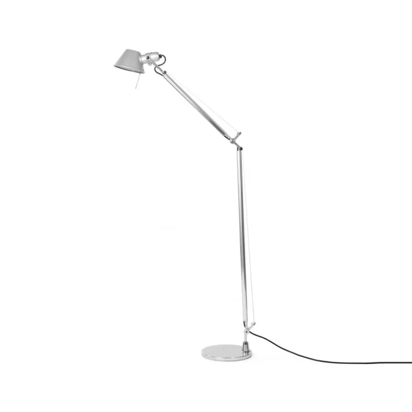 Artemide Tolomeo Reading vloerlamp aluminium