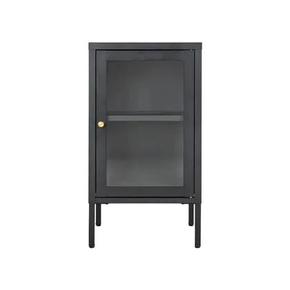 Artichok James cabinet metalen opbergkast zwart - 38 x 70 cm