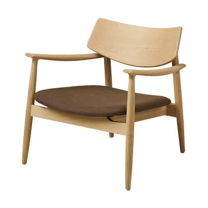 Artichok Otto Fauteuil Met Bruin Zitkussen - Naturel