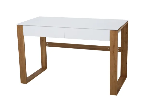 Artistiq Bureau Ismael 120 x 60cm, met 2 laden - Wit