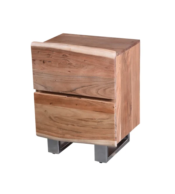 Artistiq Nachtkastje Albero - Bruin,Hout,Naturel